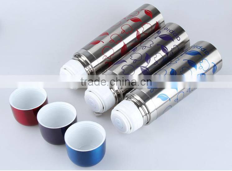 STAINLESS STEEL HOT N COLD VACUUM THERMOS FLASK CAMPING WORK WALKING