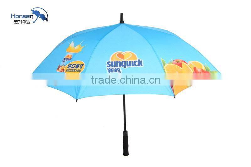 Creative straight umbrella promotion umbrella EVA handle umbrella Golf umbrella