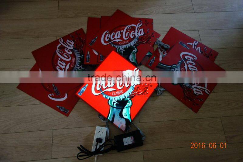 AC Power EL advertising poster / EL Poster / EL advertisment poster