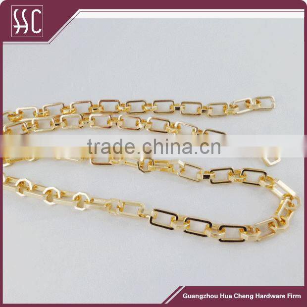 pressure casting Handbag Accessories Bag, Gold Plated Metal Bag Chain