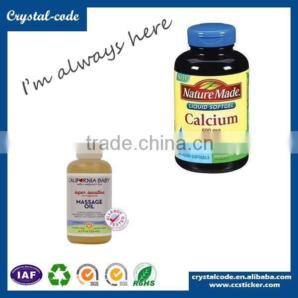 Professional adhesive labels for medicine bottles