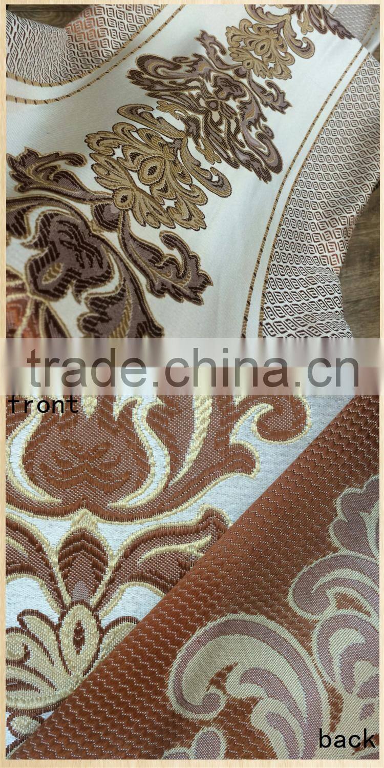 2015 Dubai jacquard for hotel/home curtain/ sofa/cushion fabric