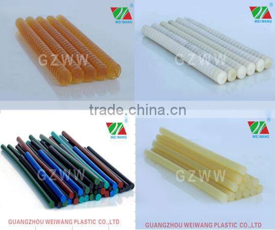 Very clear transparent silicon bars / hot melt glue stick