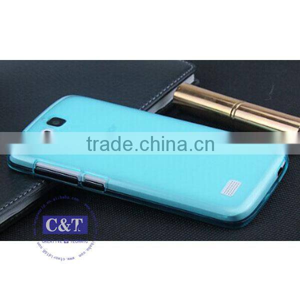 C&T 2015 the new unique flexible gel rubber tpu case for huawei honor holly