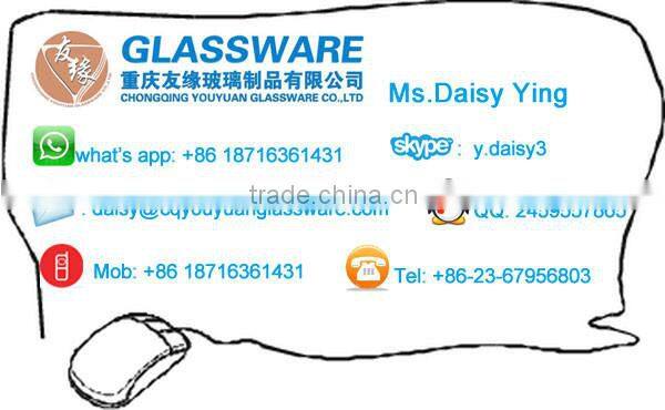 Unique 4+1 combined glass bowls for centerpieces