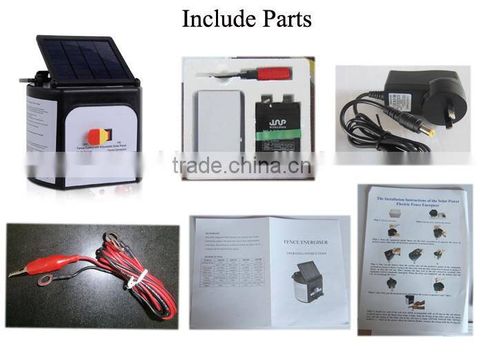 solar panel production line wholesale 3, 5, 8KM Solar Power Electric Fence Energizer cattle deer fencing