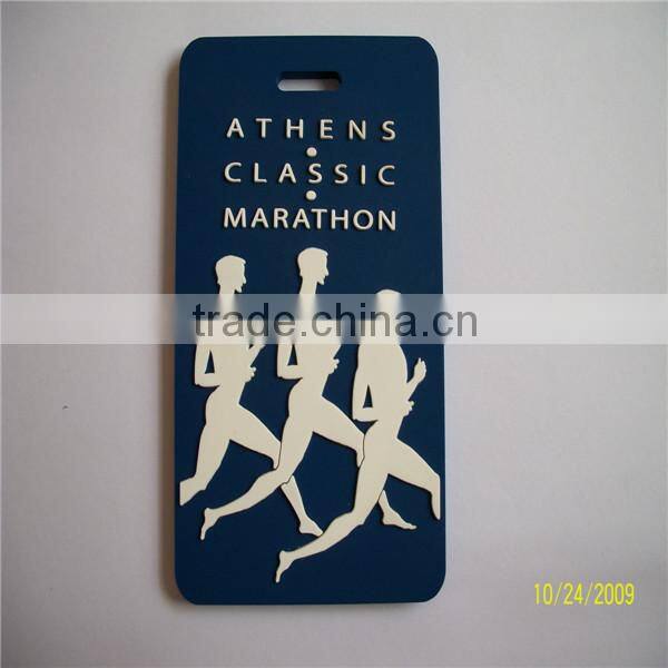 hot selling personalized bulk high quality soft pvc travel plastic luggage tag with standard sizes