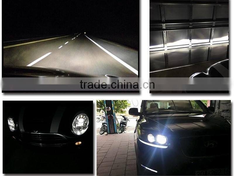 Super Bright R4 7200lm 9005 HB3 9006 HB4 White 6000K Car LED Headlight Conversion Kit P hilips MZ 3600lm Bulb