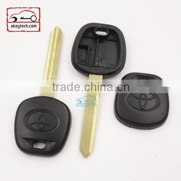 High Quatity Toyota transponder chip key shell with chip Car Key Toyota transponder chip romote key shell