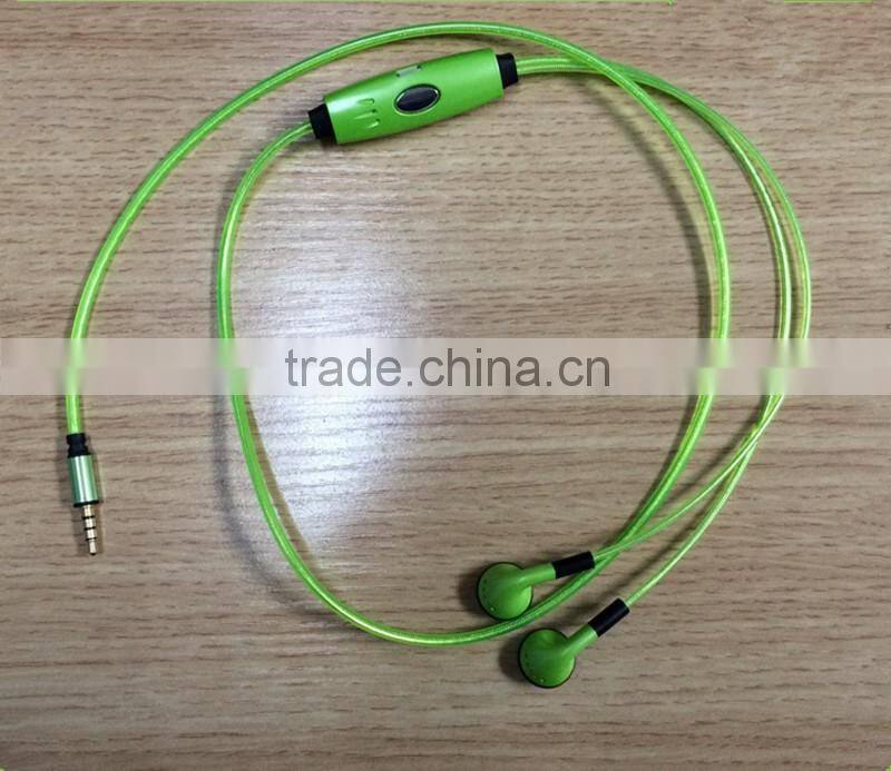 led earphone with light for gift