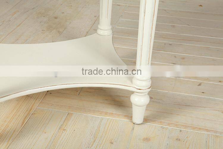 country style country side wood tea table