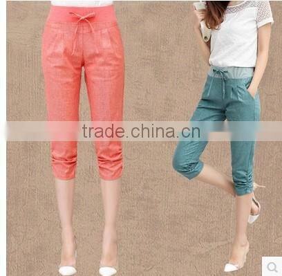 custom woman long harem pants