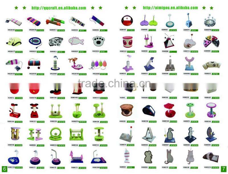 QQPET Factory Direct Wholesale Sisal Cat Tree Condo Sisal Cat Trees