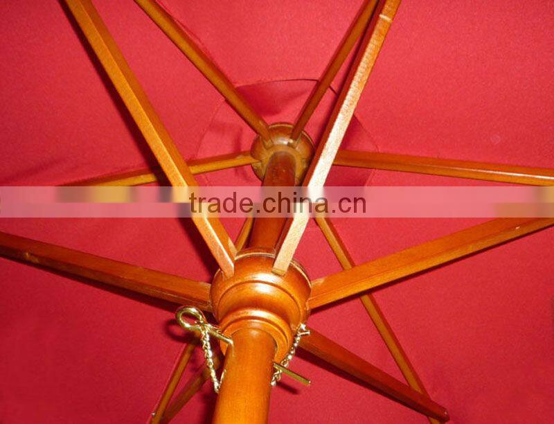 2013 High Quality Wood Garden Umbrella OKP02
