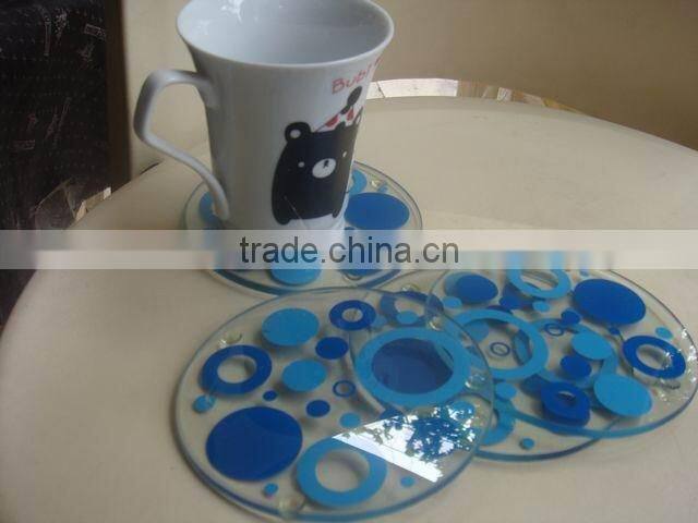 custom acrylic photo coaster