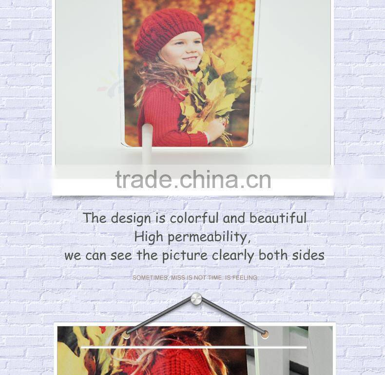 Sunmeta beautiful blank sublimation coated 180*130*10 heat press glass photo frame