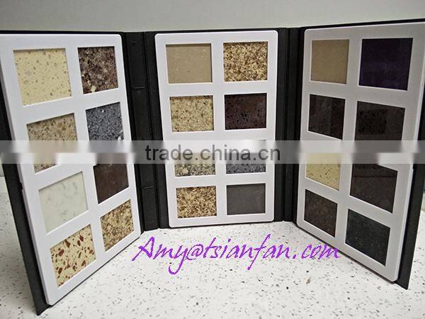 Tsianfan plastic stone sample display folder