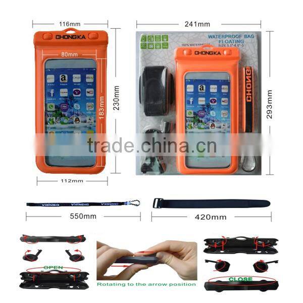 Waterproof Case For Moto x Phone With IPX8 Certificate