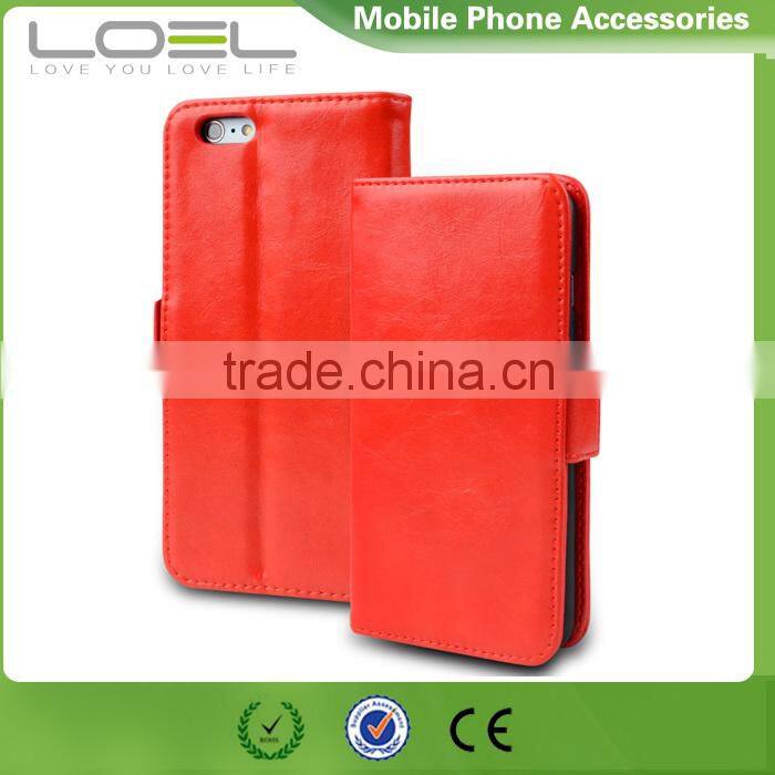 Stand wallet flip leather case cover for iphone 6 6s with card slots