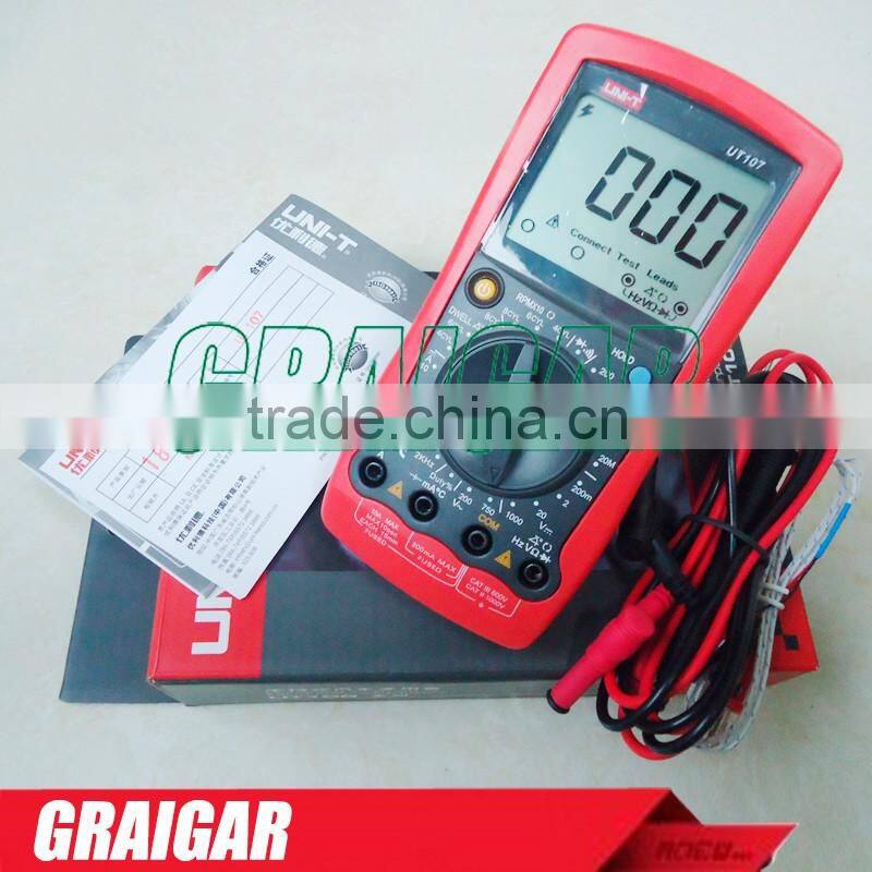 UT107 Handheld Automotive Multi-Purpose Meters ac/dc Voltage Current Tester Multimeter