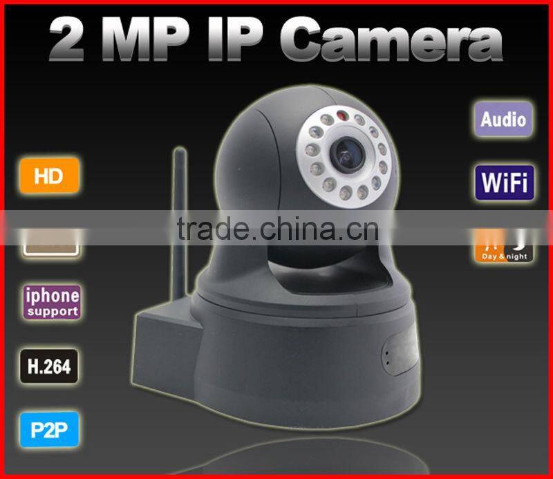 Video Push Infrared P2P Night Vision 2MP Network Cheap WIFI IP Indoor Camera