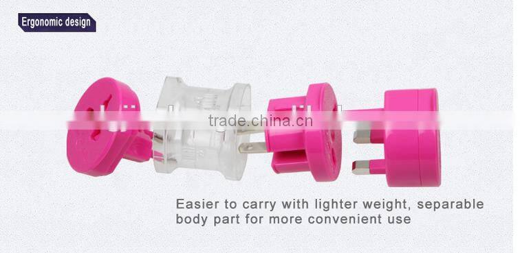Fashion Business Gift Multi World Uk To Euro Plug Travel Universal Adapter