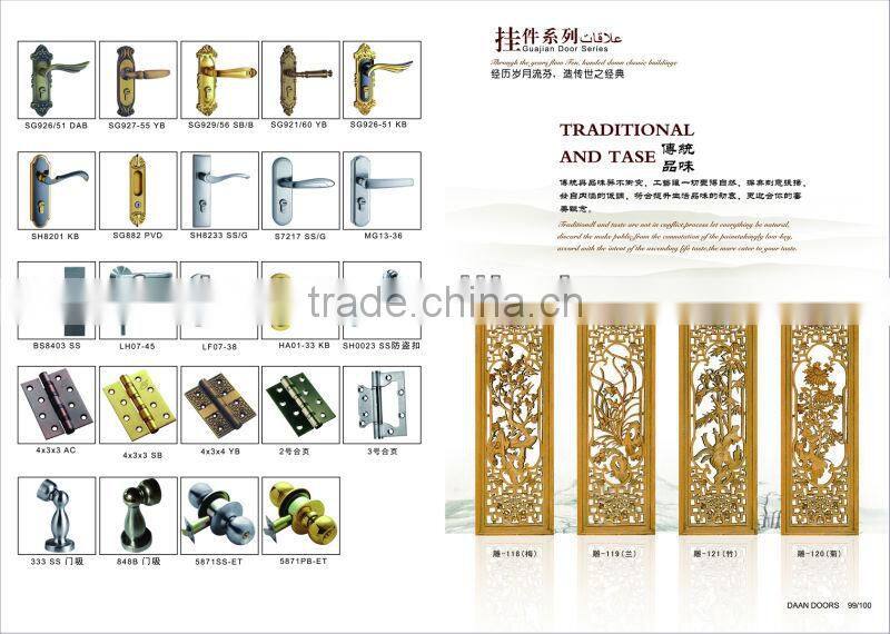 Simple and genrous style interior MDF veneer wood door