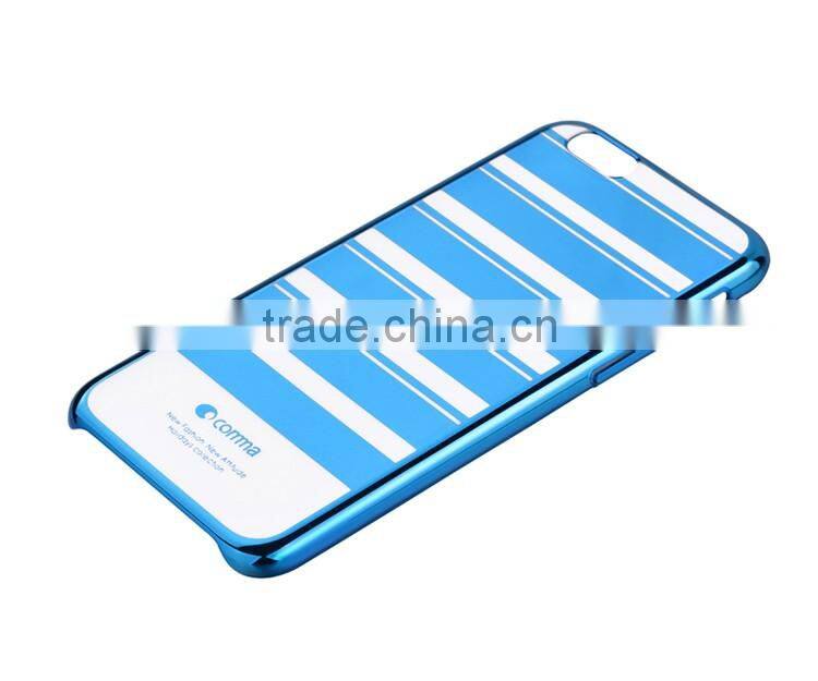 Anti-Scratch And Shock Electroplating PC Line Back Phone Cases Cover For Iphone 6 6S