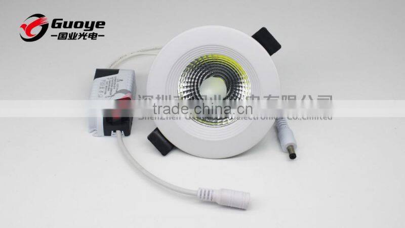 hight lumen 15W led down light fixtures with 15W COB lamp