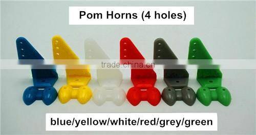 6 Colors RC Parts 5pcs/pack 4 holes 6 holes Pom Horns For Foam / KT Aircraft use Need to pack with Screws M2 x20