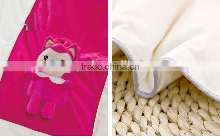 2015 new style cushion & quilt 100% cotton quilt cute style pink Ahri