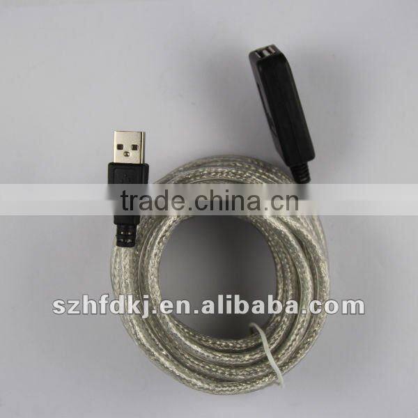 High speed usb extender cable male to female,10m active usb 2.0 PC ,10m usb cable