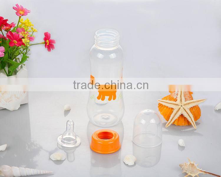 Jinhua baby products manufacture wholesale Plastic BPA-FREE baby feeding bottle