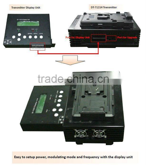 wireless digital TV dvb-t transmitter