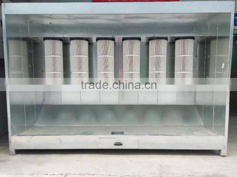 powder coating spray booth with recovery machine (CE,ISO certificate)