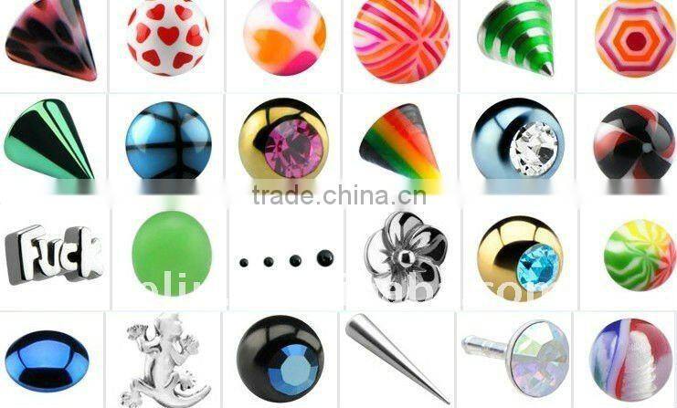 316L surgical steel ball,body piercing jewelry accessories
