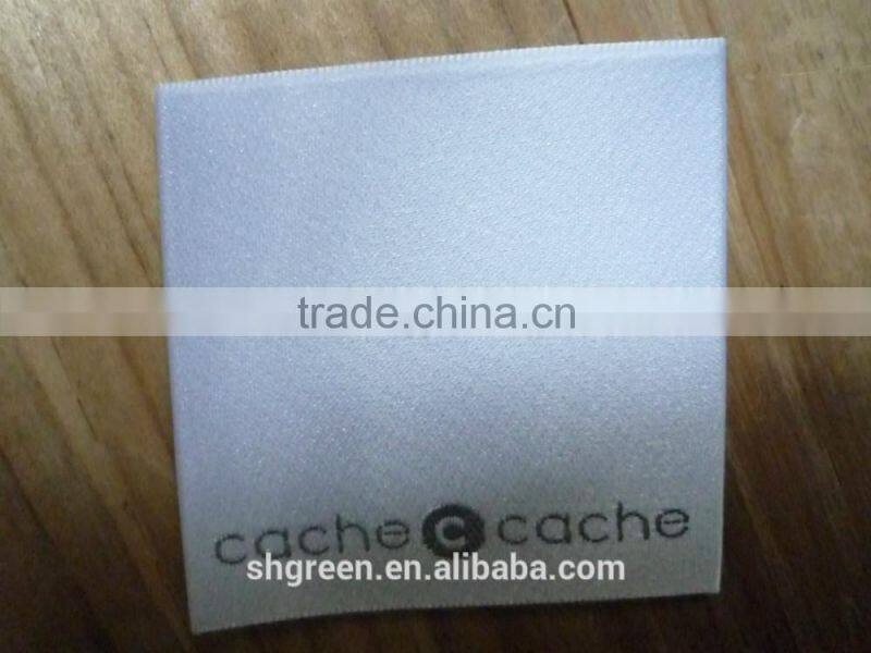 soft damask washing instructions woven label for down wear