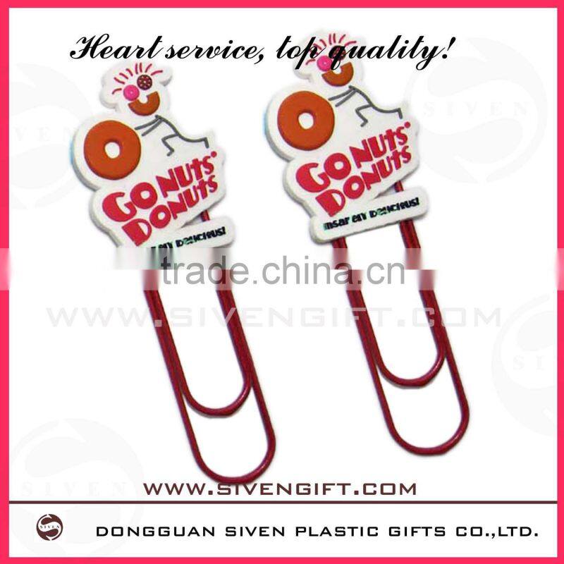 Eco-friendly 3d cartoon cute design bookmark