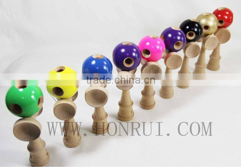 Colorful Wooden Kendama Balls, Kendama Toy