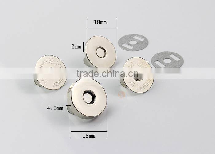 18mm Sewing clothes magnetic button for garment apparel