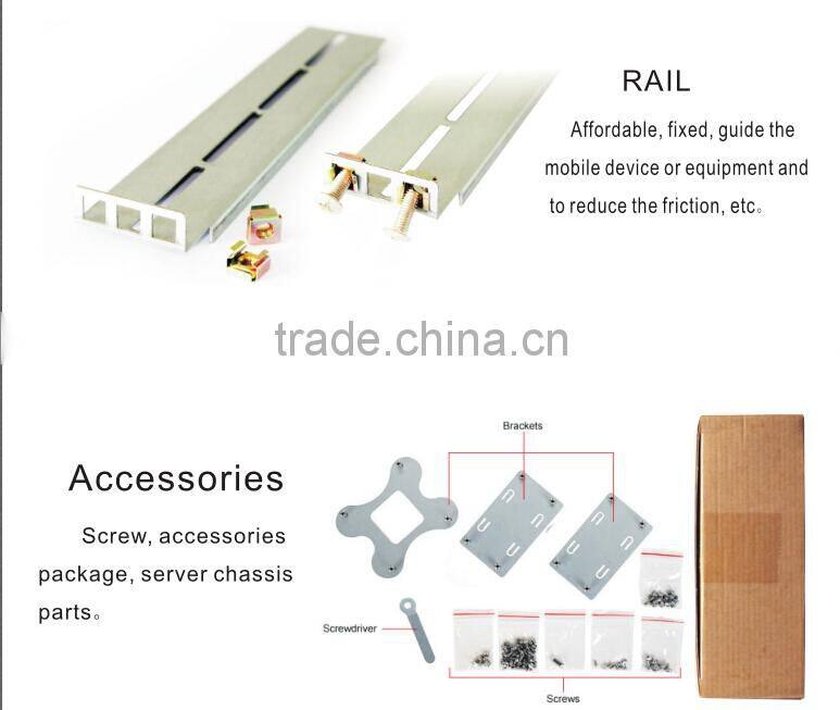 8 HDD Trays Rack Mount industrial server case for server