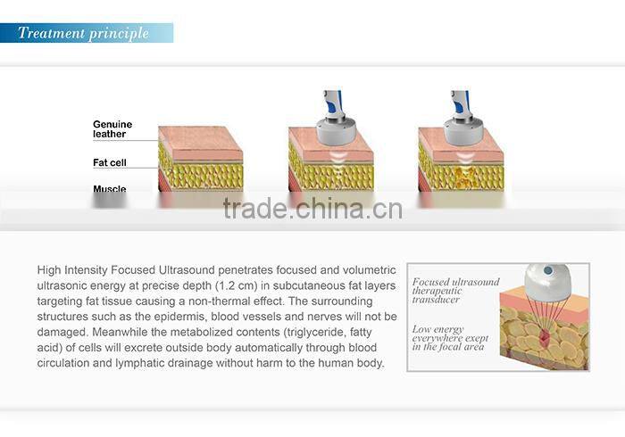 china newest effective ultrasound hifushape cavitation body slimming beauty machine price for sale