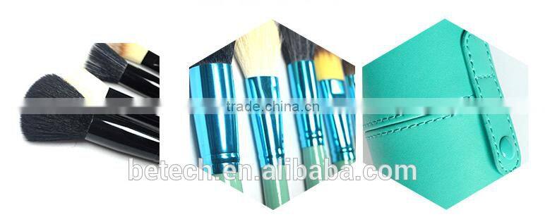 Pro 12 pieces travel brush make up brush set with cylinder package