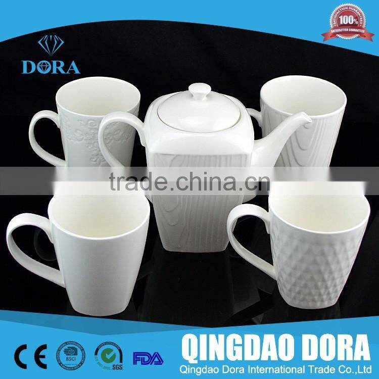 A manufacturer of hotel porcelain top tea set /grace porcelain tea set