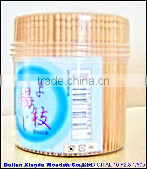 2.0/2.2*65mm Birch Wooden Toothpicks with Different Customized Packages
