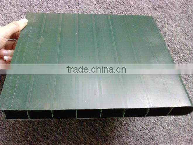 deep green pvc profile