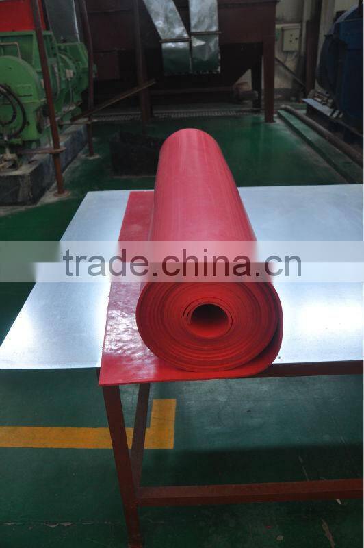 Mining Machine Lined Abrasion Resisitant Elastic Rubber Sheet Roll