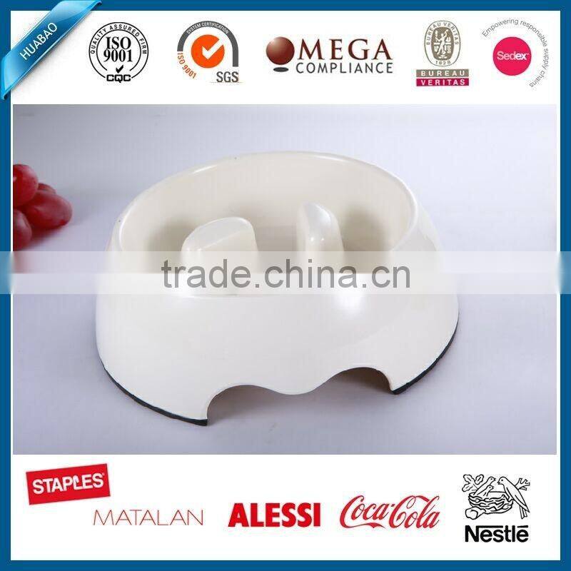 Heavy melamine Slow Easting Feeder Dog Pet Bowl, high quality melamine pet feeder,vibratory bowl feeders