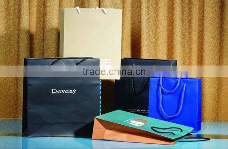 Small net paper gift bags with ribbon /paper bag for present