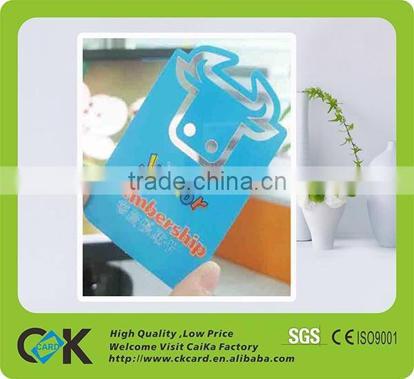 Good price clear transparent PVC card with matte surface